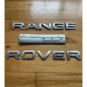Range Rover Autobiography OEM Tailgate Emblem Decal Set